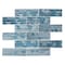Andova Tiles ANDOVA TILES Pacifico 2" x 6" Glass Brick Joint Mosaic Wall Tile ANDPAC506 - alternate 1